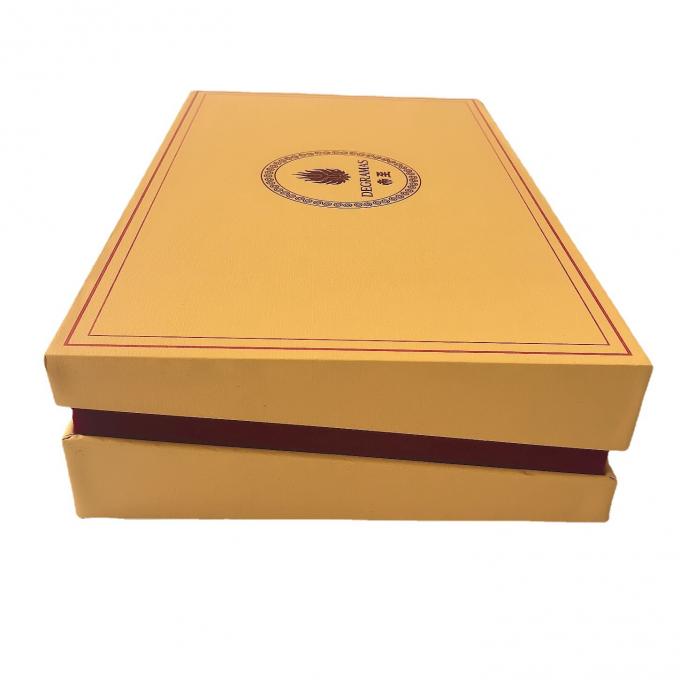 Antiwear Rectangular Cardboard Box With Lid , EVA Flat Pack Cardboard