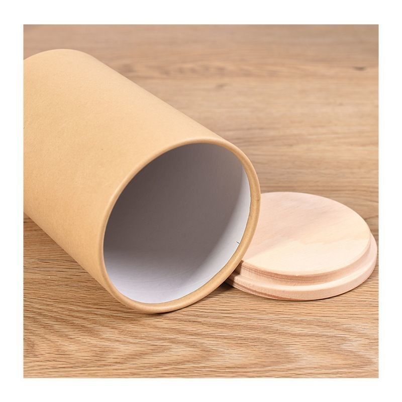 Cute Fancy Art Paper Cans Packaging Corrugated Cylinder Paper Tube Packaging Box