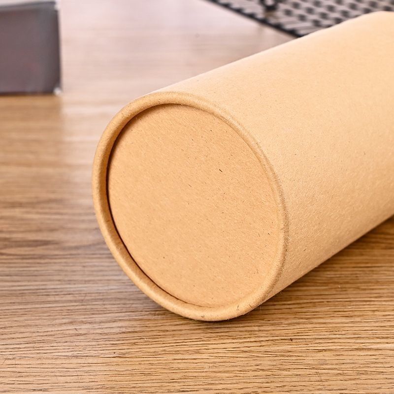 Cute Fancy Art Paper Cans Packaging Corrugated Cylinder Paper Tube Packaging Box