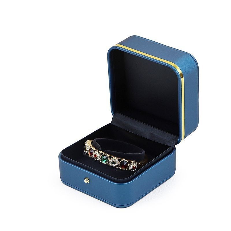 PU Material Jewelry Packaging Box For Rings Earrings Bracelets And Necklaces 0.300kg