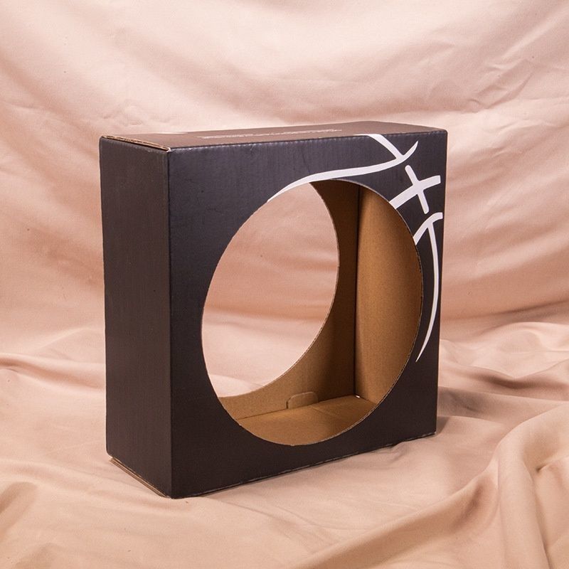 3 Ply E Flute Rigid Corrugated Paper Display Box For Basketball Football Customized