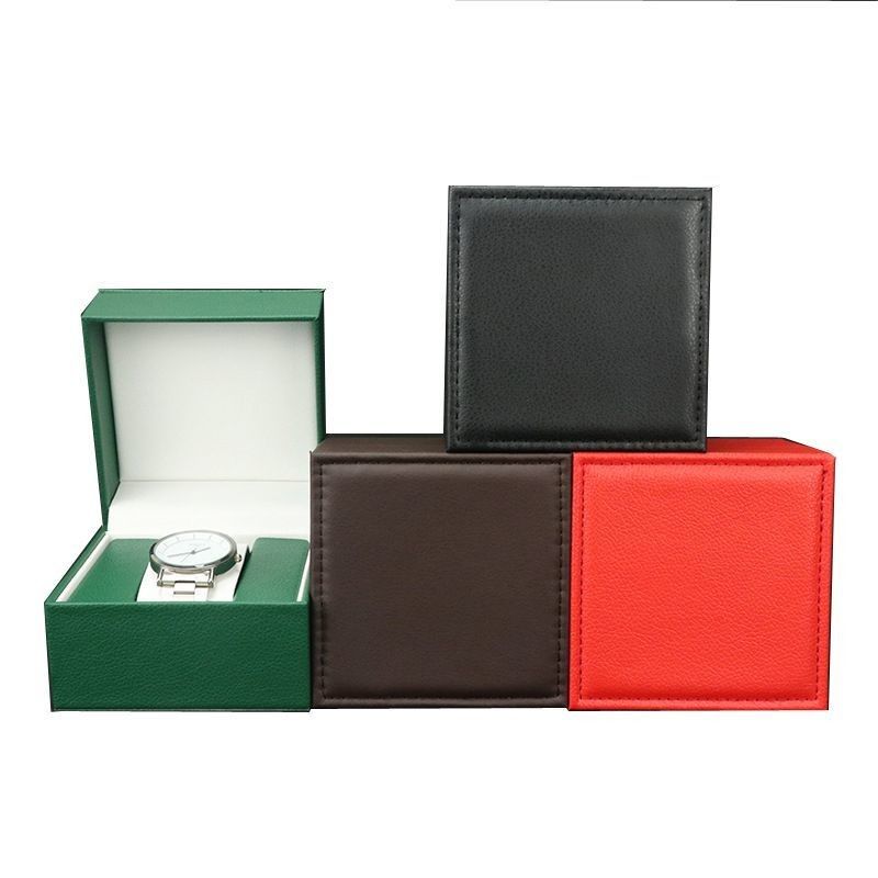 Waterproof PU Leather Watch Box With Jewelry Drawer Storage Display Box Custom Logo