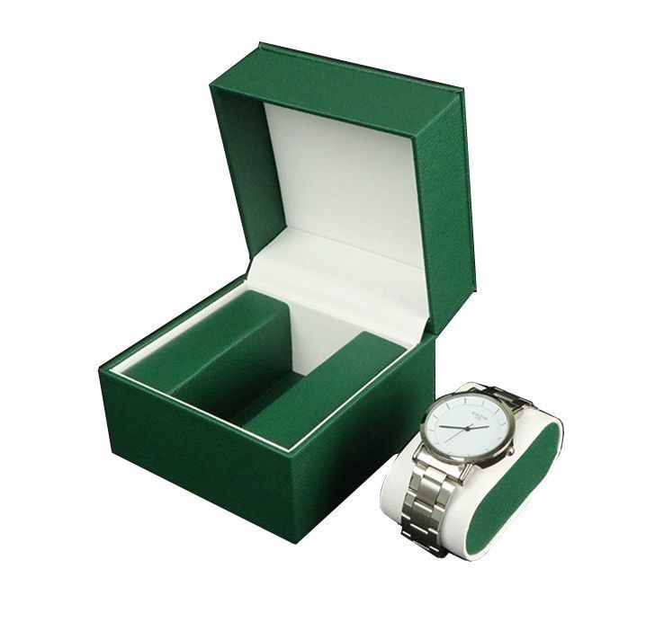 Waterproof PU Leather Watch Box With Jewelry Drawer Storage Display Box Custom Logo