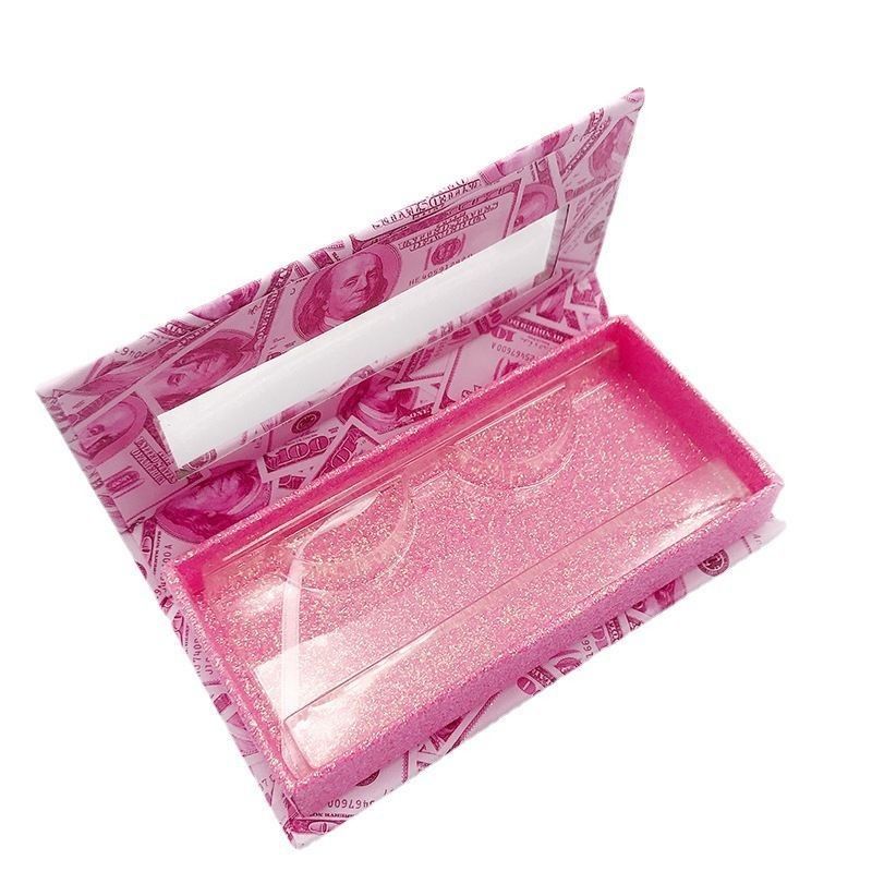 Eco Friendly Customized Gift Box Rigid Cardboard Mink Eyelash Hair Product Packaging Box