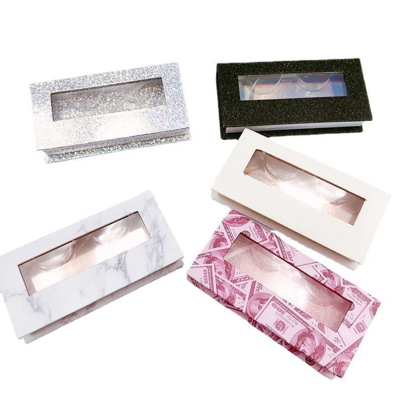 Eco Friendly Customized Gift Box Rigid Cardboard Mink Eyelash Hair Product Packaging Box