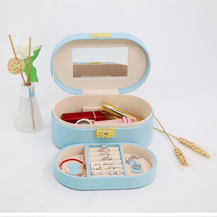Custom Logo Printing Small Square PU Leather Jewelry Box Luxury Packaging Gift Box Square Design Free Samples Availabl