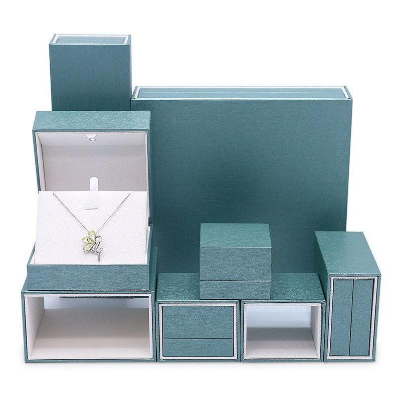 Ring/Necklace/Earring Box Bulk Lead Time 15-20 Days 100% Recyclable Paper Packaging Drawer Box with LED Light