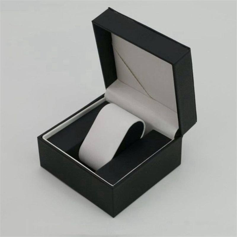 Ivory Board PU Leather Gift Display Boxes Eco Friendly For Ring Jewelry Watch Wallet