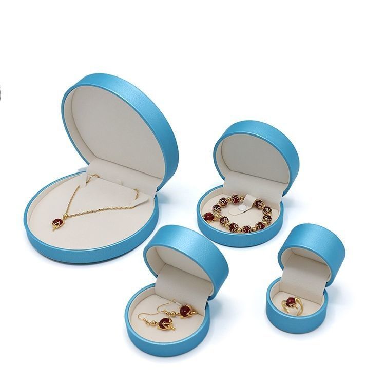 Customized Luxury PU Leather Jewellery Box with Logo Made in Bulk Lead Time 15-20 Days Free Samples and Fast Shipping