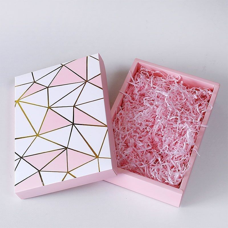Hot Stamping Makeup Lid and Base Box Cosmetic Perfume Cardboard Paper Gift Drawer Box
