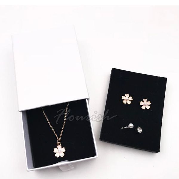 Middle Kraft Paper Jewelry Boxes Cardboard / Paperboard Gift Box Multiple Color And Size