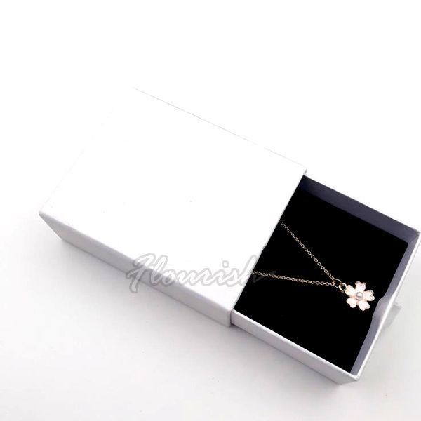 Middle Kraft Paper Jewelry Boxes Cardboard / Paperboard Gift Box Multiple Color And Size