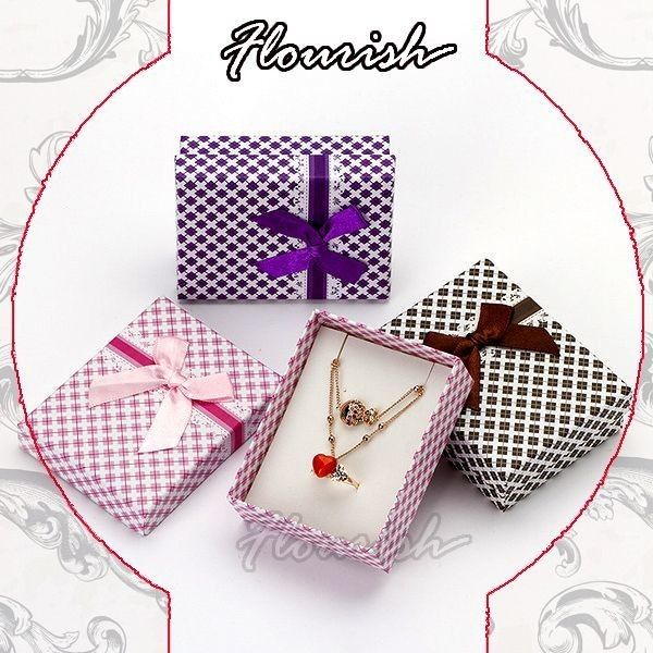 Small Rigid Cardboard Party Paper Jewelry Boxes Gift Packaging Box With Lid And Base