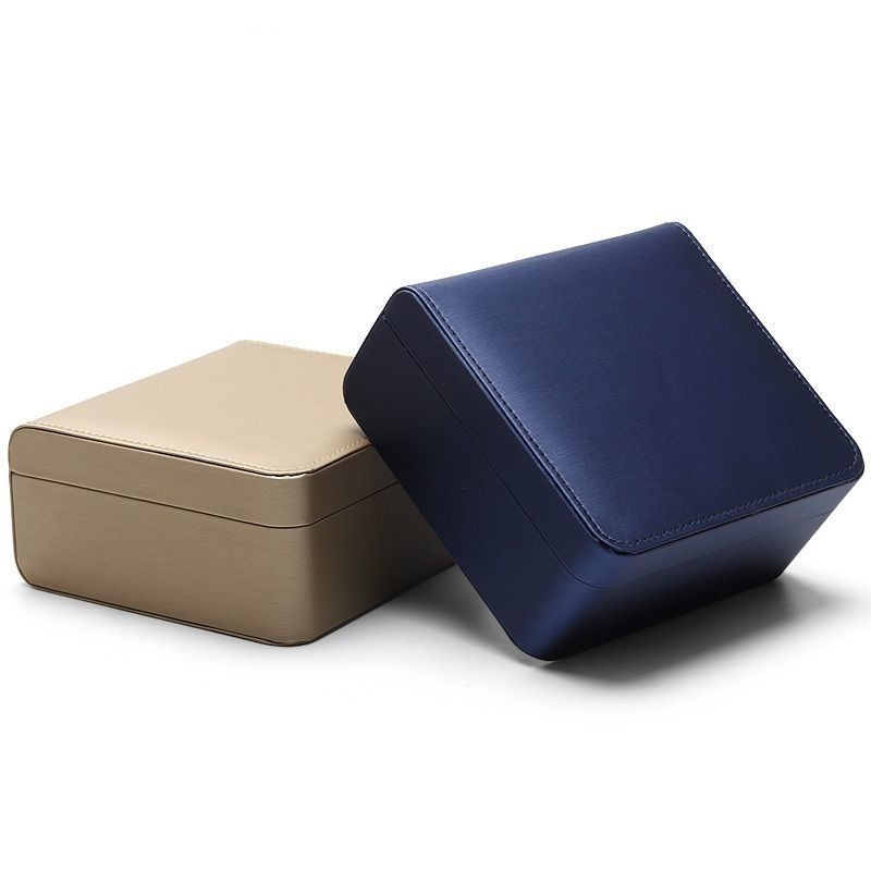 PU Leather Jewelry Packaging Box For Ring Pendant Necklace Earrings Storage Gift Box