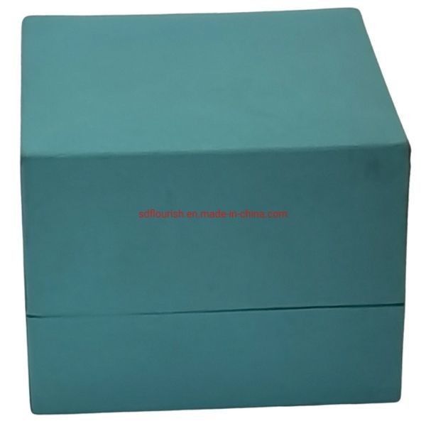 Clamshell Design Elegant Green Color Rigid Cardboard Proposal Ring Gift Box in CDR/EPS/JPG/TIF Format