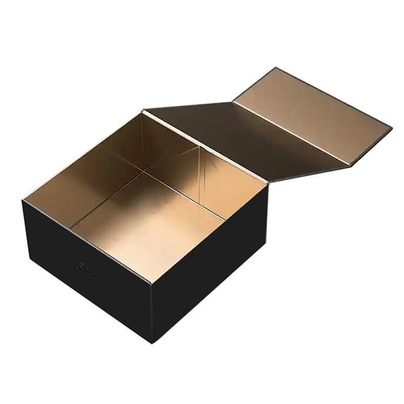Foldable Rigid Cardboard Box With Magnetic Closure Paper Gift Box For Watch Wedding Party