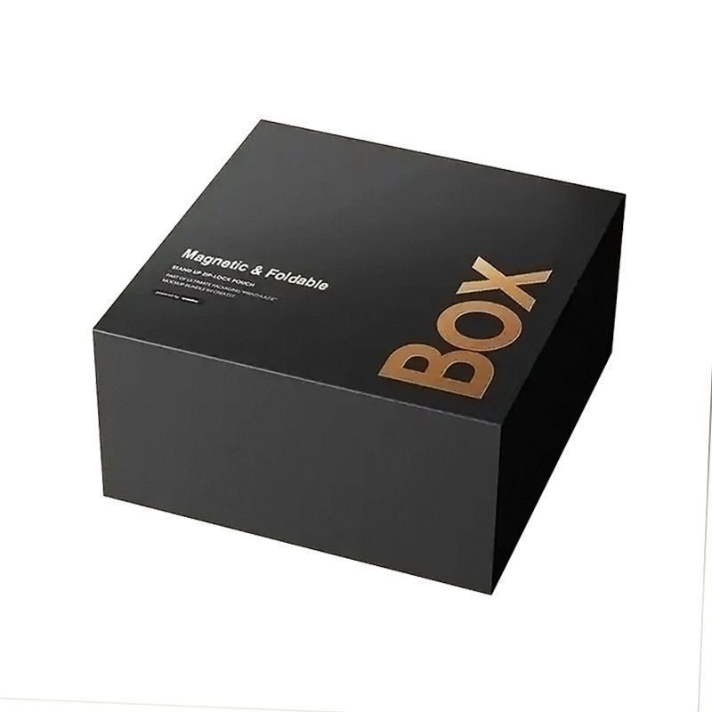 Foldable Rigid Cardboard Box With Magnetic Closure Paper Gift Box For Watch Wedding Party
