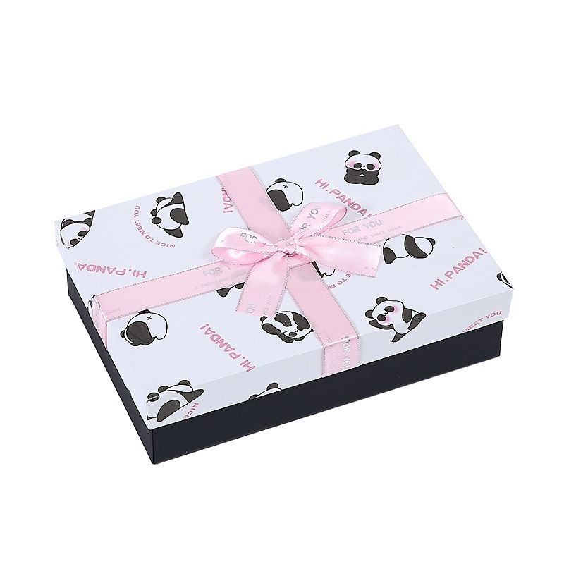 Rigid Cardboard Lid and Base Box Packaging Apparel Shoe Tie Mens Belt Gift Box
