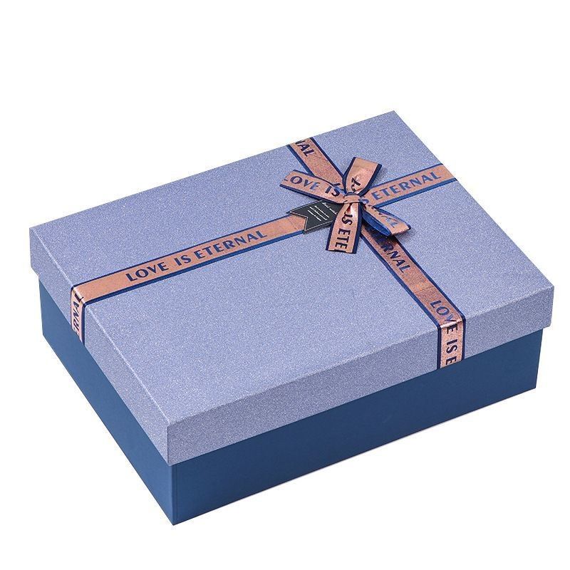 Rigid Cardboard Lid and Base Box Packaging Apparel Shoe Tie Mens Belt Gift Box