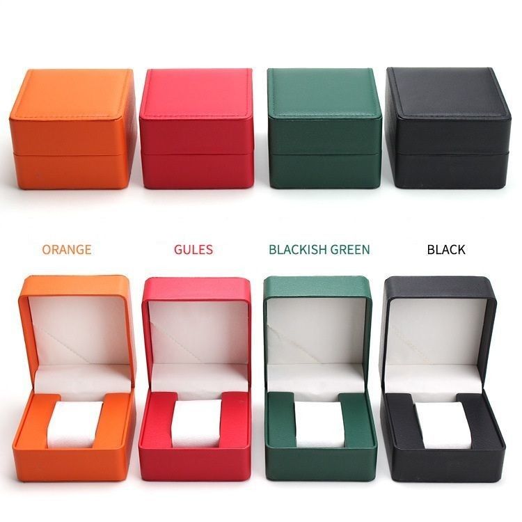 Handmade PU Leather Watch Jewelry Storage Box with Custom Logo and Lined Interior
