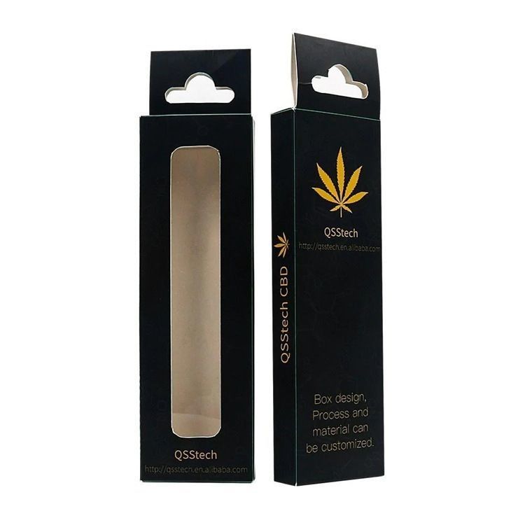 Middle Rectangle Paper Display Box Custom Electrical Product Packaging Boxes With Window