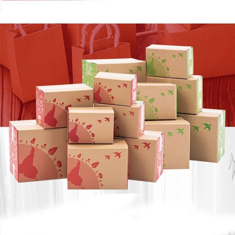 3 Ply B Flute Flat Pack Cardboard Boxes Folding White Carton Box For Wine Beer Milk Beverage