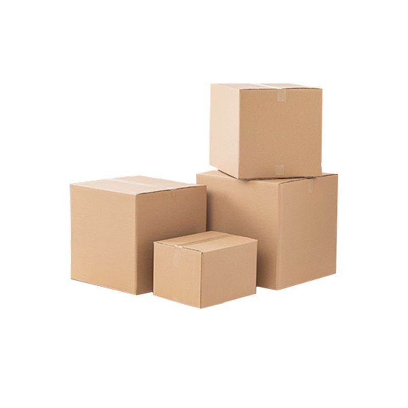 3 Ply B Flute Flat Pack Cardboard Boxes Folding White Carton Box For Wine Beer Milk Beverage