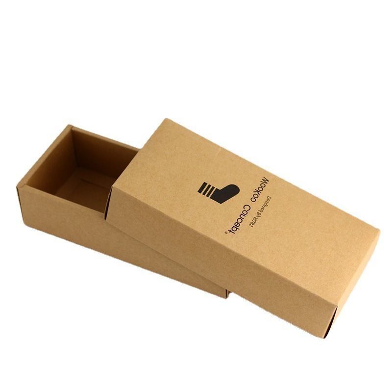 Eco-Friendly Packaging Solution Recyclable Kraft Paper Box for Cosmetics Lipstick Perfume Socks Electrics Headset Phone Case