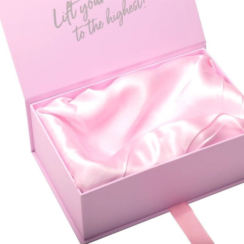 Middle Foldable Magnetic Gift Box Packaging For Tea Coffee Wig Human Hair Extension