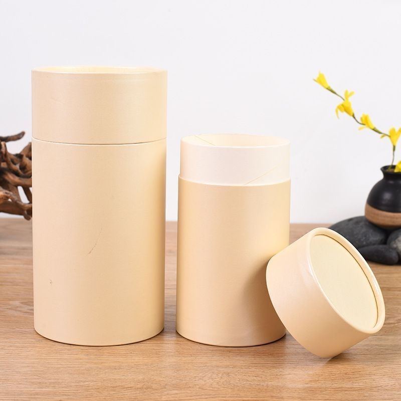 Rigid Cylindrical Paper Box For Tea Coffee Candy Flower Cardboard Gift Packaging Box