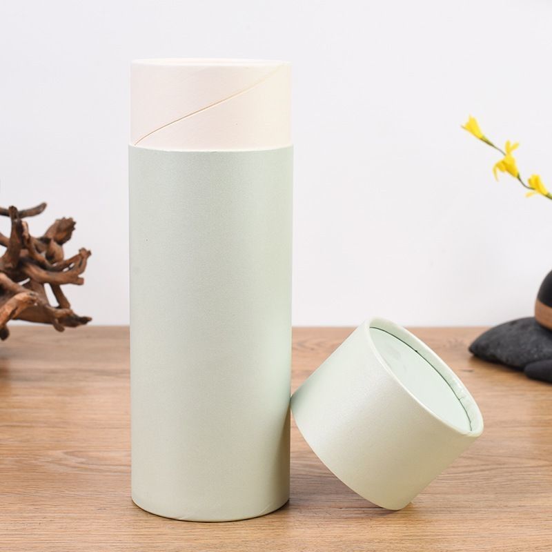 Cylinder Paper Cans Packaging Gift Box For Perfume Jewelry Candle Cosmetic Tea Coffee