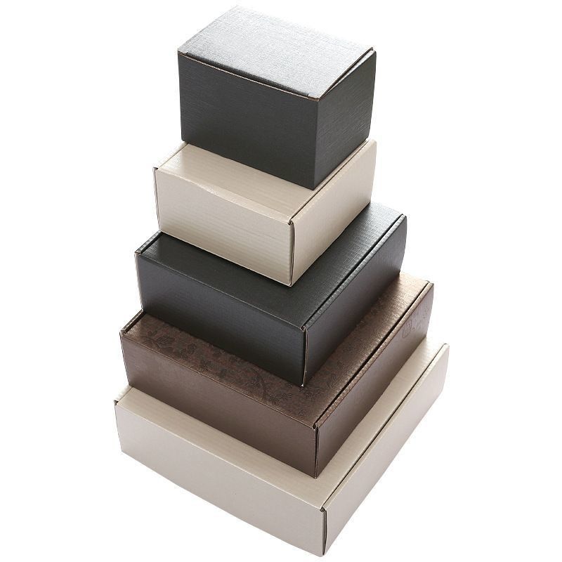 Custom Logo Printing Corrugated Cardboard Paper Packaging Gift Carton Shipping Boxes According to Customer Requirements