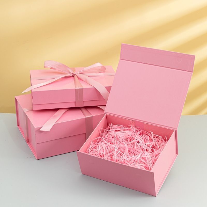 Christmas Decoration Paper Folding Gift Box Cosmetic Jewellery Foldable Cardboard Boxes