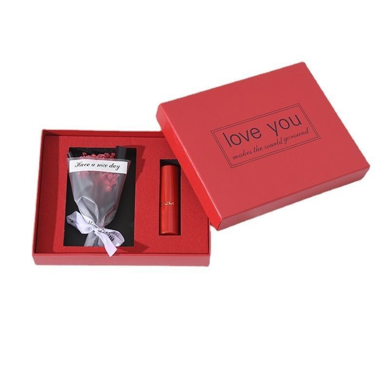 Heaven and Earth Lid Customized Rectangular Lipstick Perfume Gift Box for Customized Wedding Favors