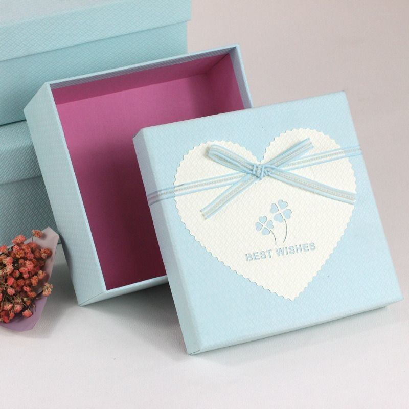Rigid Lid And Base Carton Packaging Boxes For Cosmetic Perfume Lipstick Makeup Ring