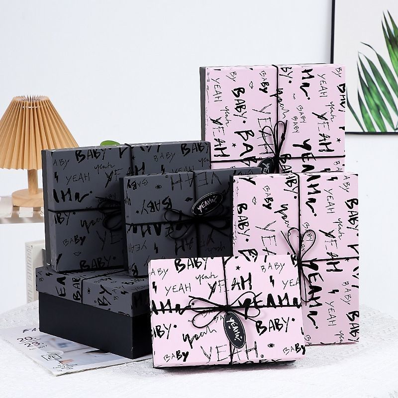 Black Gift Packaging Paper Jewelry Boxes For Necklace Ring Bracelet Watch Eco Friendly