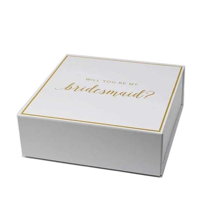Custom Magnetic Closure White Cardboard Gift Box For Mother's Day Valentine's Day
