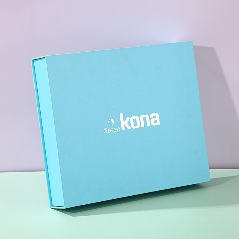 Solid Color Magnetic Packaging Box Matt Laminated Foldable Rigid Cardboard Gift Box