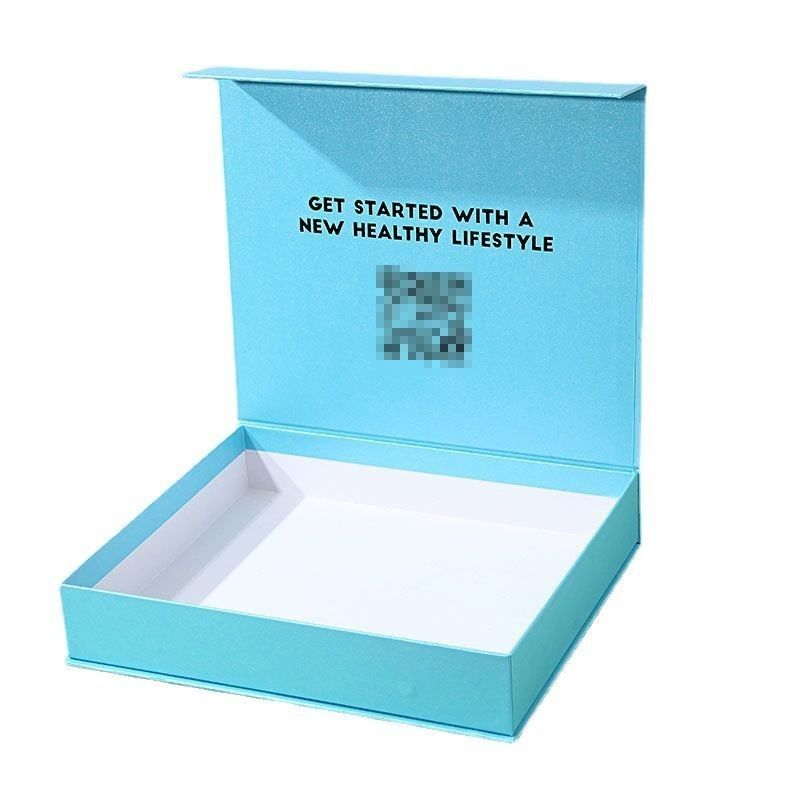 Solid Color Magnetic Packaging Box Matt Laminated Foldable Rigid Cardboard Gift Box