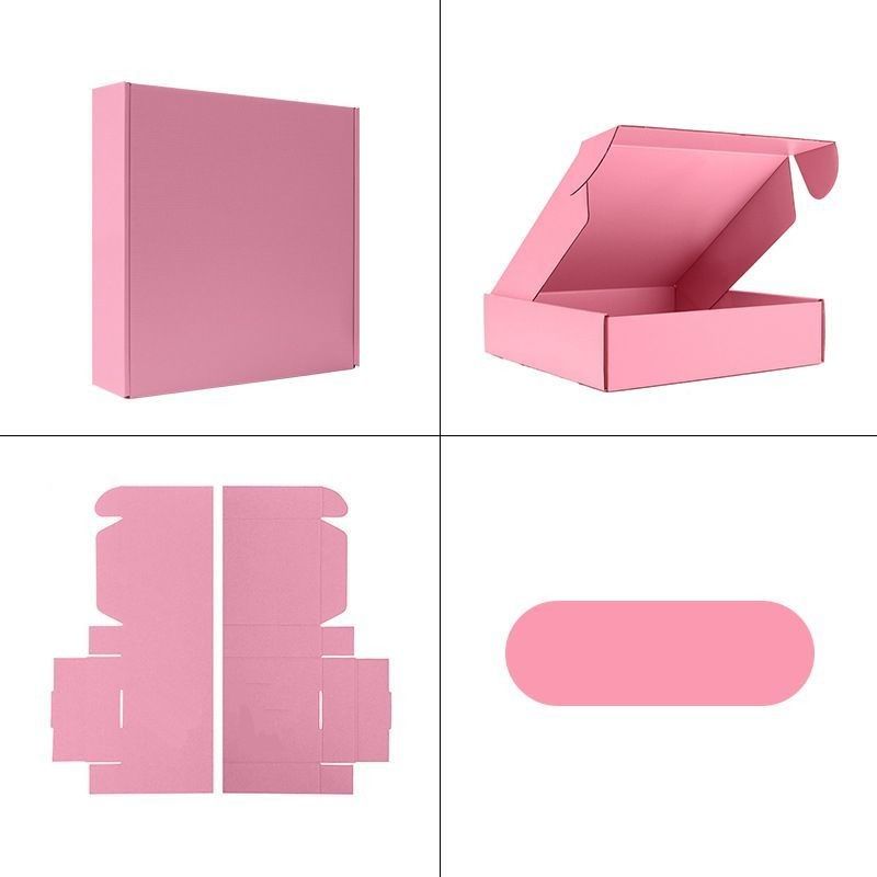 Paper Cardboard Corrugated Folding Gift Box Clothes Dessert Cosmetic Fruit Gift Packing Box