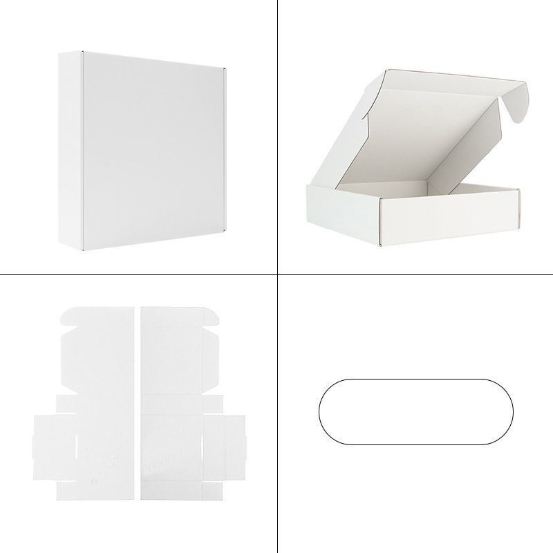 Paper Cardboard Corrugated Folding Gift Box Clothes Dessert Cosmetic Fruit Gift Packing Box