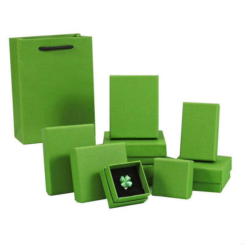 Cardboard Paper Lid And Base Gift Box Packaging Luxury Jewelry Box With Foam Insert