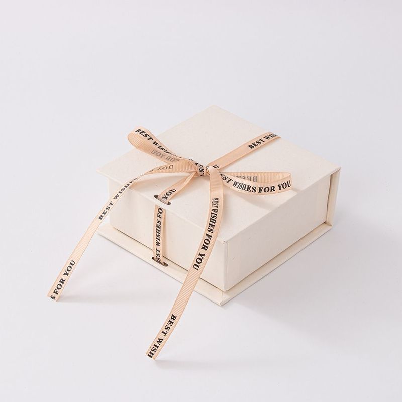Book Type Paper Carton Packaging Boxes Luxury Cardboard Gift Box With Ribbon Closure