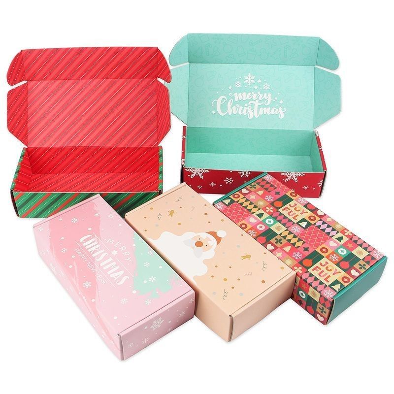 Custom Printed Corrugated Shipping Boxes Gift Box Packaging Folding Paper Mailer Box