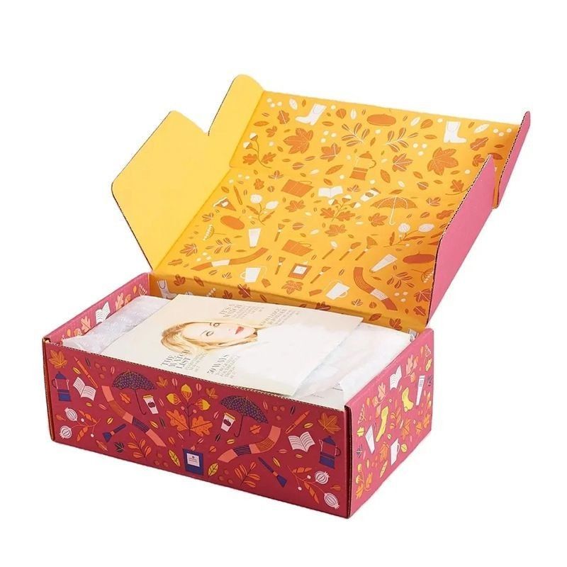 Rigid Cardboard Retail Packaging Box Corrugated Paper Mailer Box Empty Folding Boxes