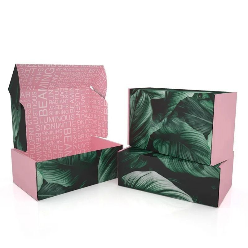 Rigid Cardboard Retail Packaging Box Corrugated Paper Mailer Box Empty Folding Boxes
