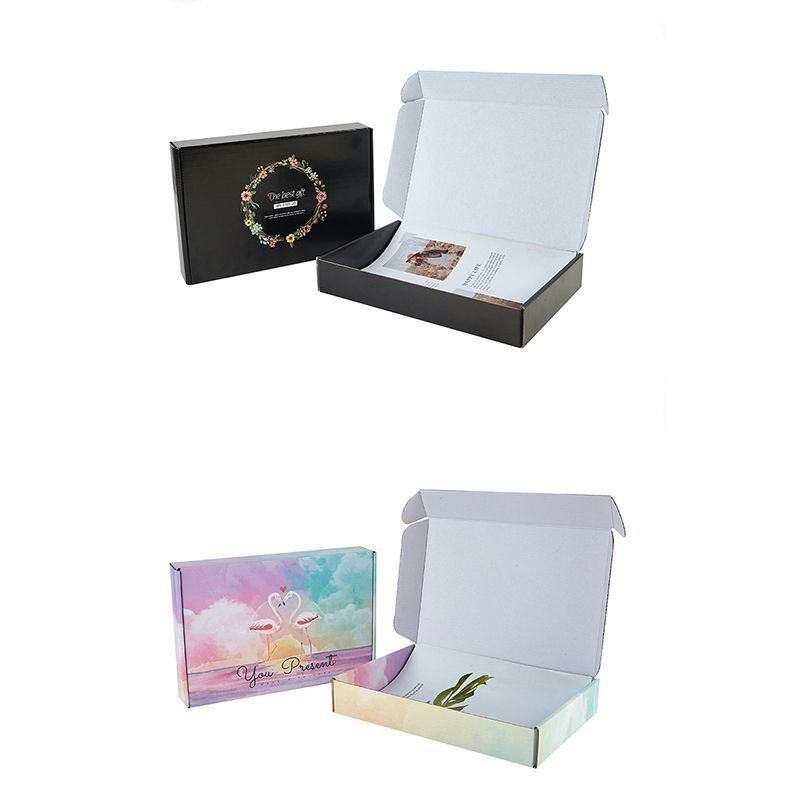 OEM Folding Gift Box Paper Packing Mailer Box Custom For Shoes T Shirts Dress