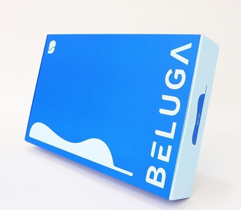 Custom Logo Folding Flat 3-Ply Corrugated Cardboard Kraft Paper Box for Household Pillow Sports Fitness Organization
