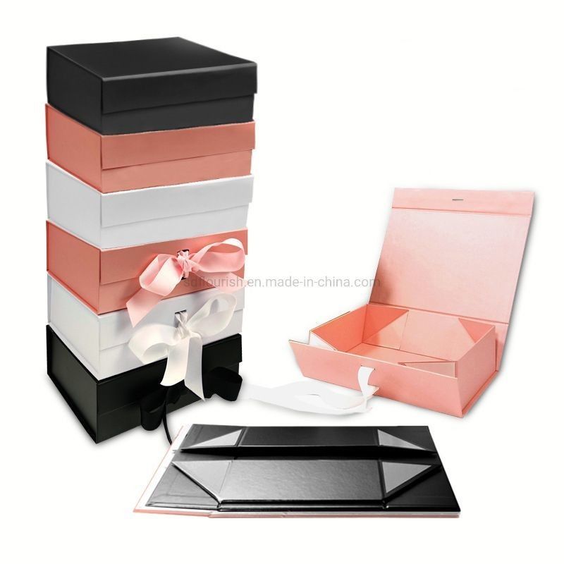 Custom Magnetic Closure Foldable Cardboard Packaging Box for Food Household Electronics Cosmetics Cakes Jewelry and Gifts