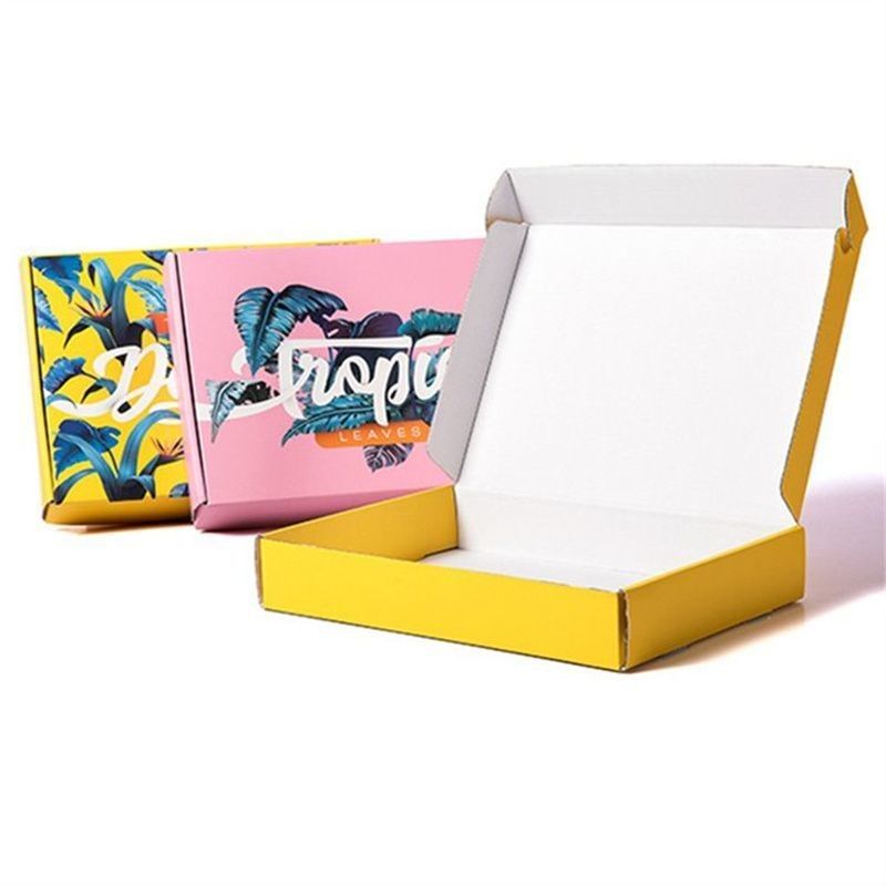 Corrugated Cardboard Packaging Gift Box Shipping Mailer Boxes Custom Logo Printed